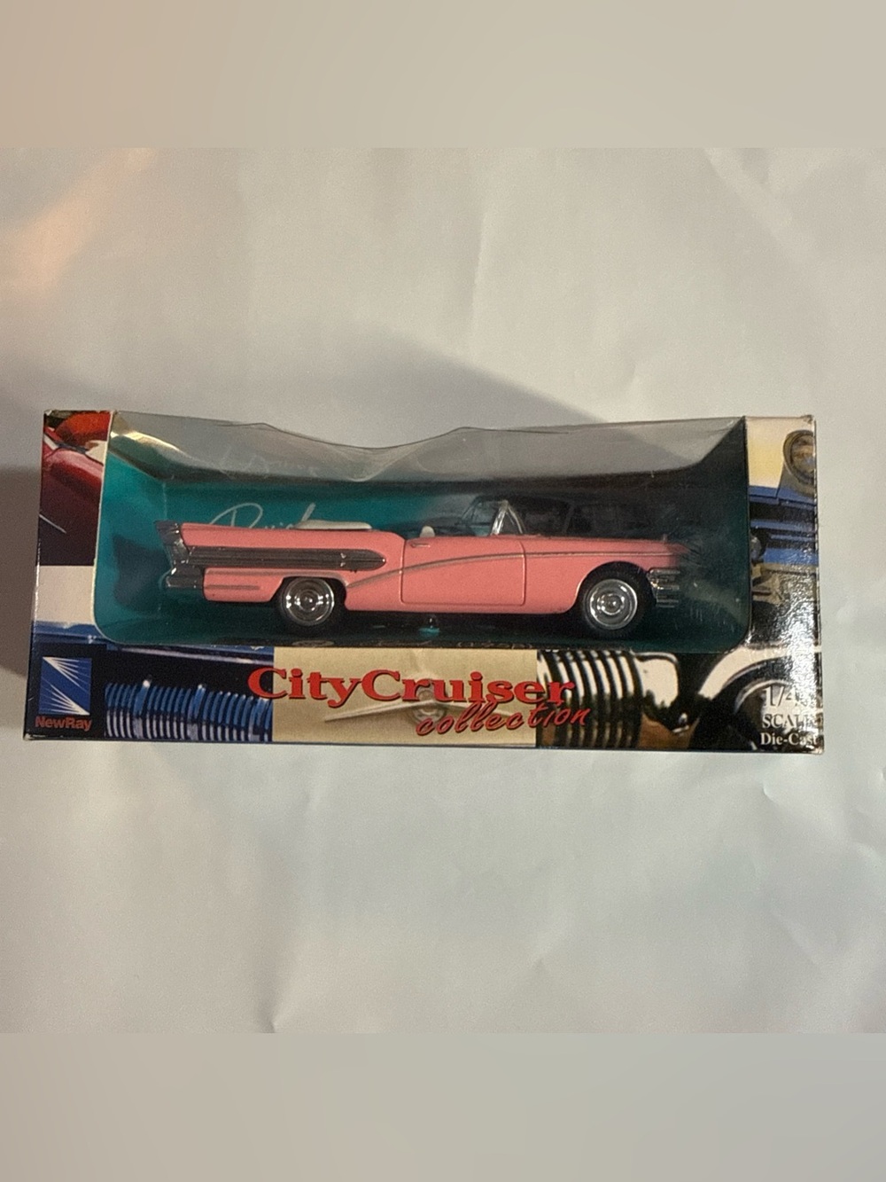1958 Buick Century 1958 City Cruiser Collection Pink 1/43 Scale #48257